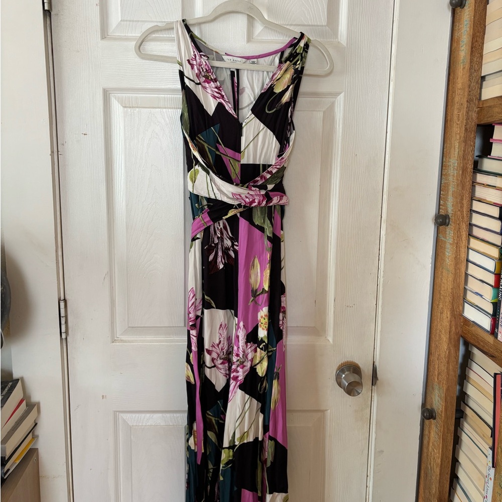 Ted Baker London Floral Jumpsuit Size 4